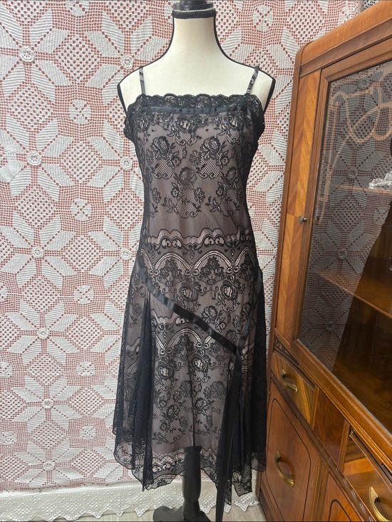 next Dresses & Skirts - Y2K Next | Whimsygoth Black Lace Dress